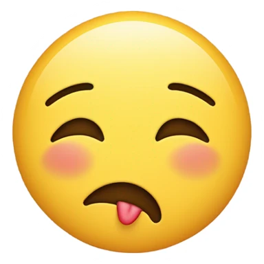 Normal yellow emoji Blushing crying face with kissy lips holding up peace sign  sticker