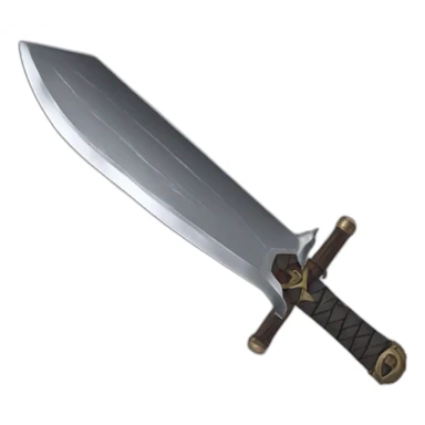 angry berserk guts with large sword sticker