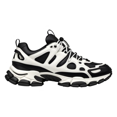 Balenciaga track white and balck sticker