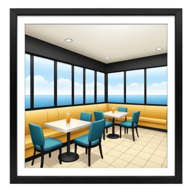 healthy restaurant from outside sticker