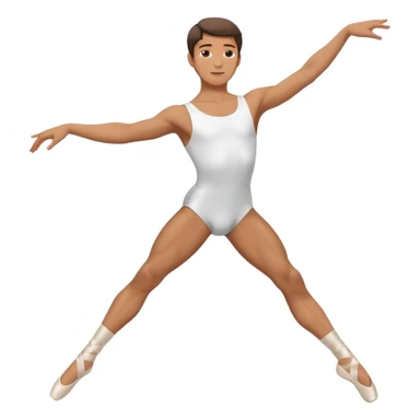 male.ballet dancer sticker