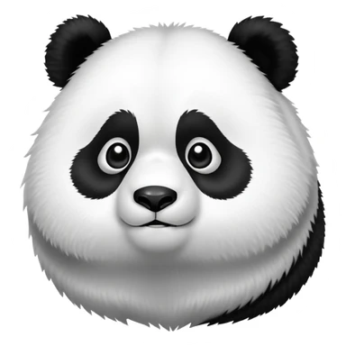 panda giving a side eye sticker