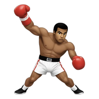 Muhammad ali sticker