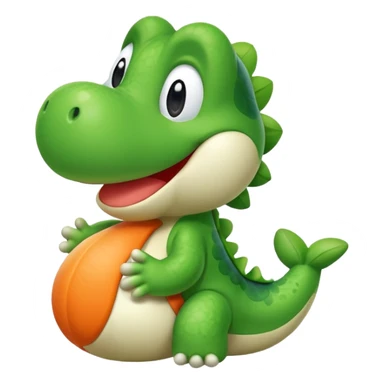 Yoshi from Mario sticker