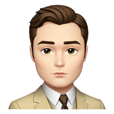 chuck from gossip girl sticker