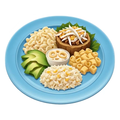 hawaiian plate lunch takeout sticker