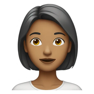 Femme qui boude sticker