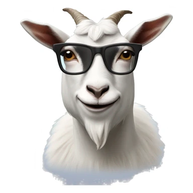 goat with disguise nose and glasses 🥸 sticker