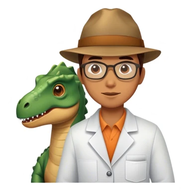 dinosaur researcher sticker