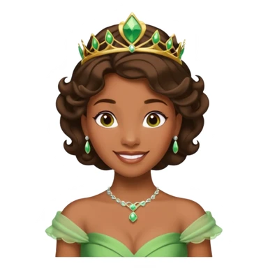 tạo cho tôi emoji công chúa tianna sticker