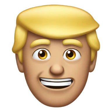 Trump looking silly sticker