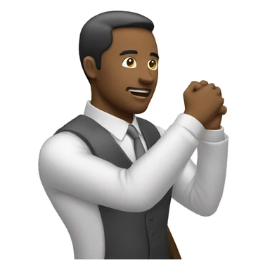 Man doing trading forex sticker