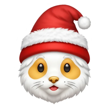 christmas hat for a website log sticker