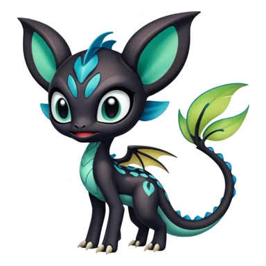 Colorful Realistic Exotic Meloetta-Venom-Stitch-Toothless-Fakémon-creature-hybrid sticker