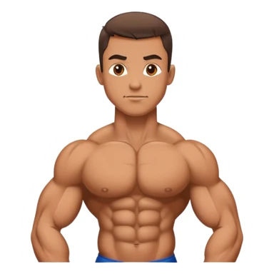 body builder  sticker