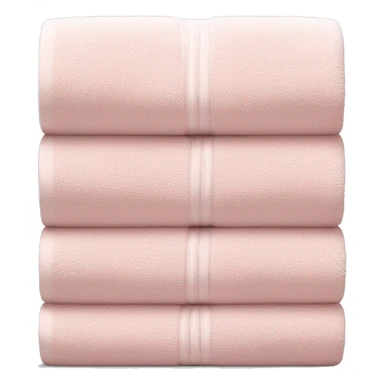 Light pink stacked towels sticker