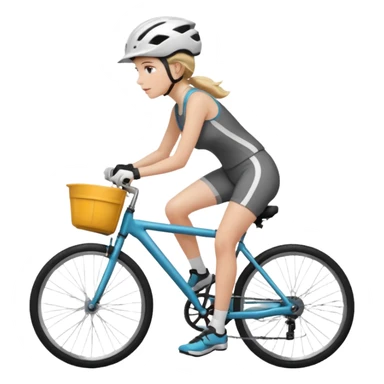 Wife being impatient on a bicycle sticker