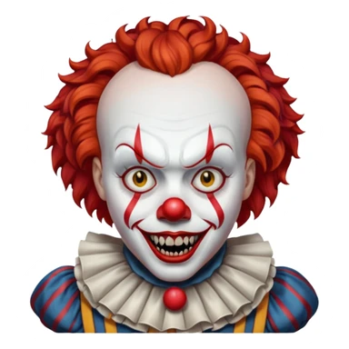 Emojies with Pennywise for discord sticker