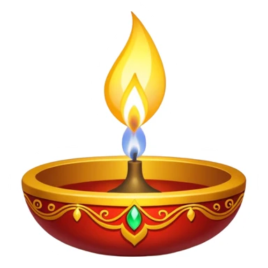 White shiny diwali vibe sticker