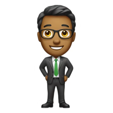 financial standing happy sticker