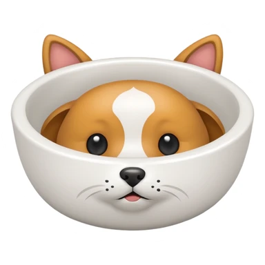 bowl pet sticker