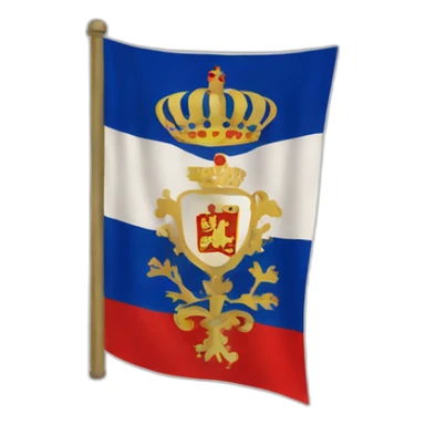 French royalist flag sticker