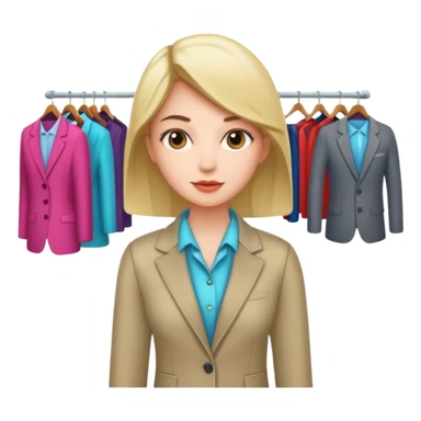 clothing store sales clerk sticker