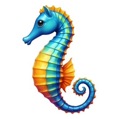 Seahorse - чтобы выглядил как настоящий эмодзи sticker