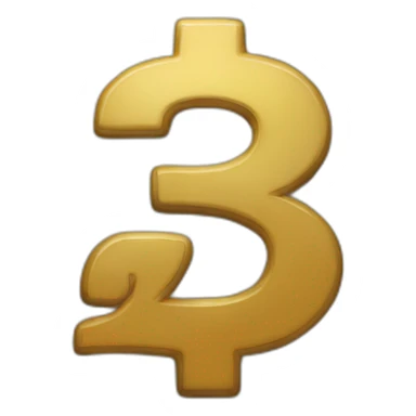 "2B" letters in coin sticker