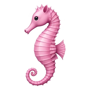 Light Pink Seahorse sticker