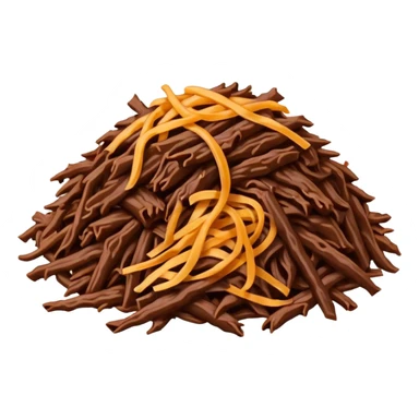 shredded beef sticker