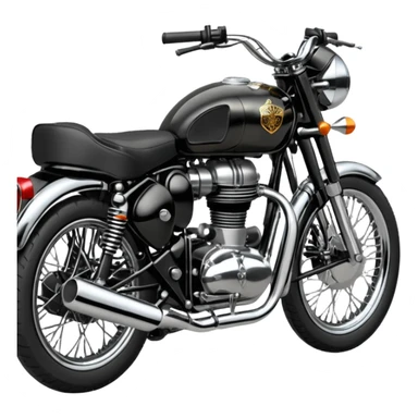 Royal enfield bike emoji sticker