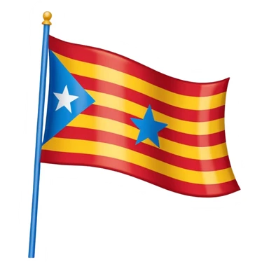 Estelada catalana sticker