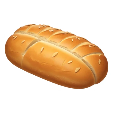 crusty French bread roll sticker