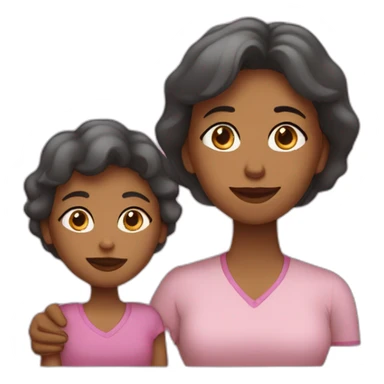 Mamá e hija sticker