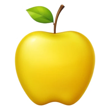 Apple emoji yellow flag triangle . Without a face sticker