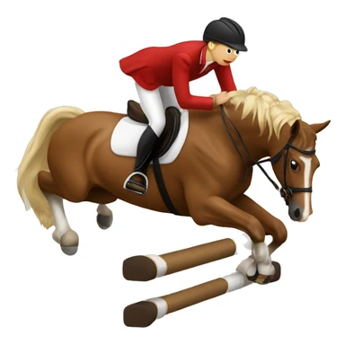 Horse show jumping  sticker