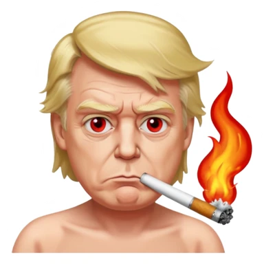 Donald trump smoking meth sticker