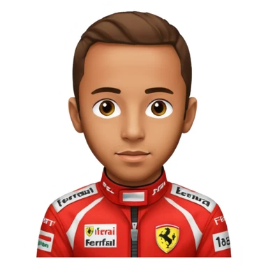Lewis hamilton ferrari sticker