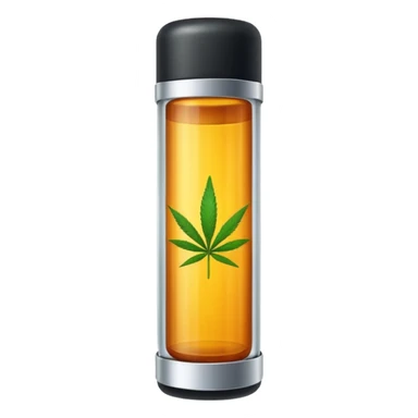 A weed wax cartridge sticker
