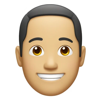 Smiling Japan man sticker