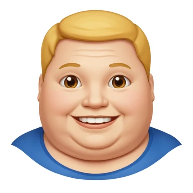 obese person sticker