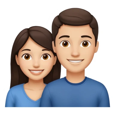 Young latina with a gringo together sticker