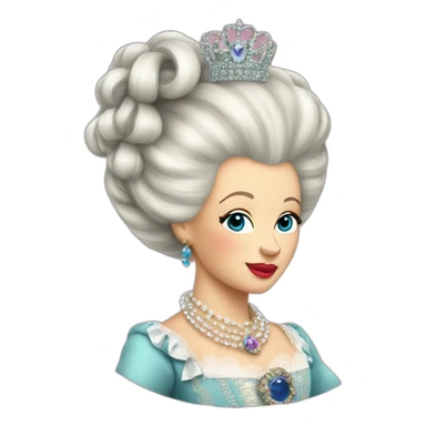 Queen Marie Antoinette sticker