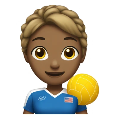 summer olympics girl volleyball sticker