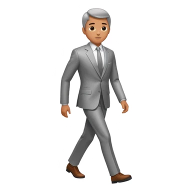 steel walk man sticker