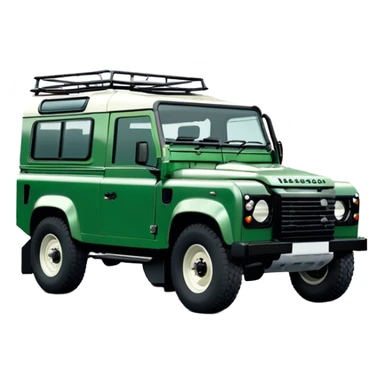 Land Rover Defender - Land Rover (Model Year: 2022) (Iconic colour: Green) sticker