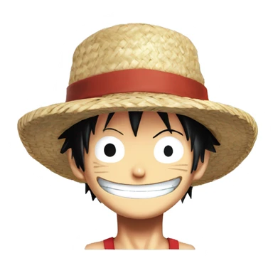 Luffy One Piece Straw Hat sticker
