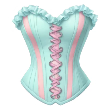 Pastel corset  sticker