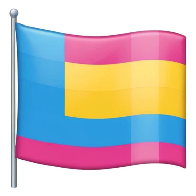 pansexual flag sticker